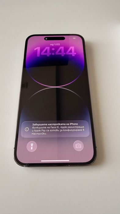iPhone 14 Pro Max 128GB, Deep Purple |КАТО НОВ| Гаранция до 08.02.2027