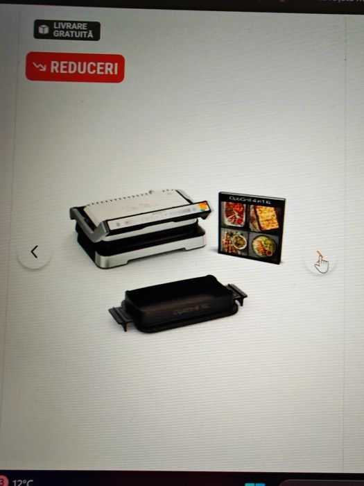 Grătar tefal optigrill  2in 1