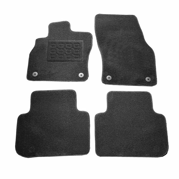 Covorase mocheta Audi Q3 2018-prezent, Negre, set de 4 Buc