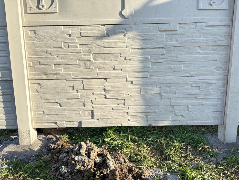 Placi gard din beton