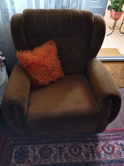 Диван и кресла 2бр. Мека мебел