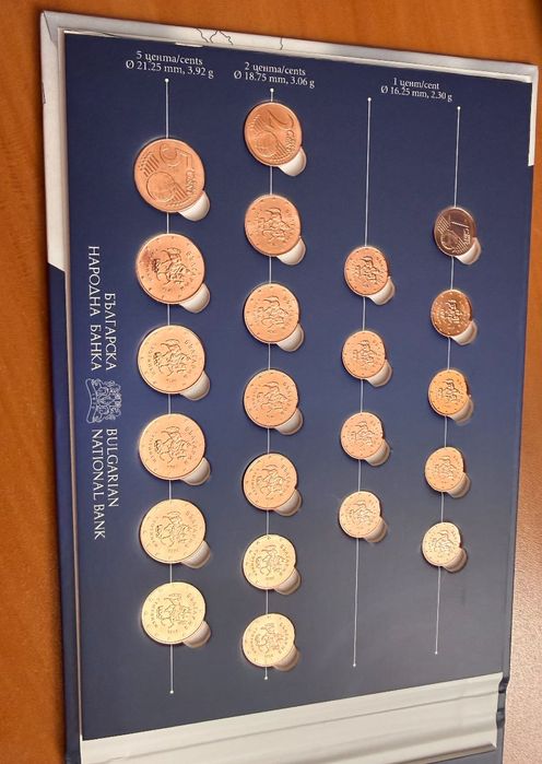 Стартов комплект Български евромонети – Колекционерско издание