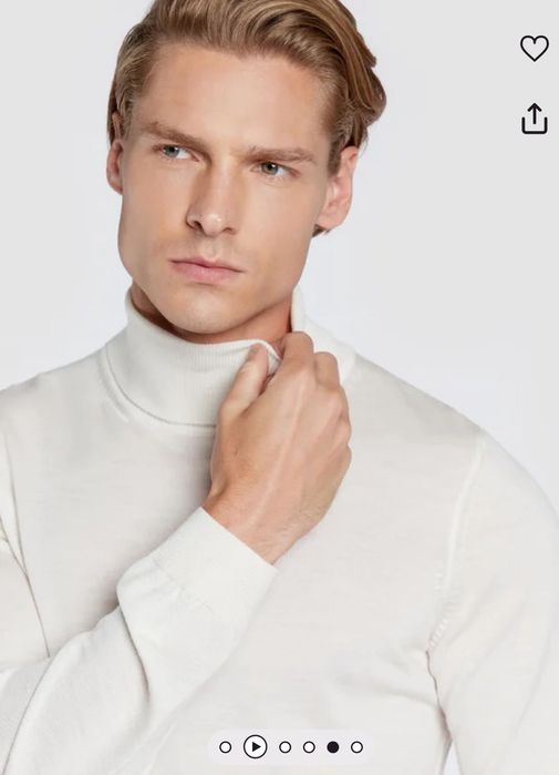 Пуловер тип поло BOSS