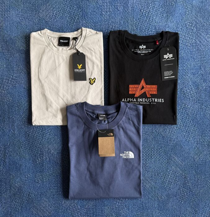 The North Face / Alpha Industries / Lyle & Scott ОРИГИНАЛНИ мъжки тениски - S/M/L
