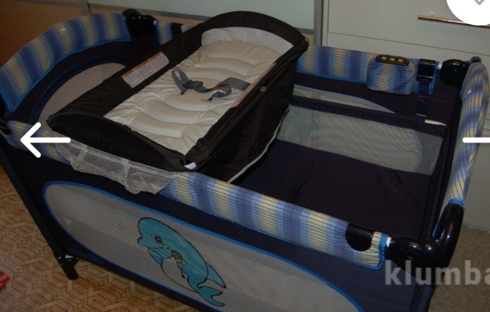 Манеж кровать - качалка