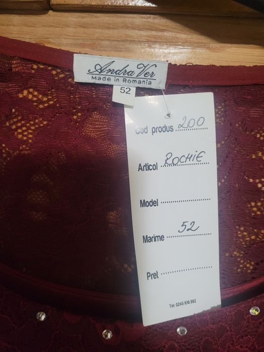 Vând rochie de nunta mărimea 52