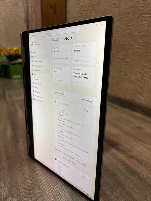 Лаптоп 2в1 Dell Inspiron 7430, Intel Core i7-1355U, 16GB RAM, 512GB