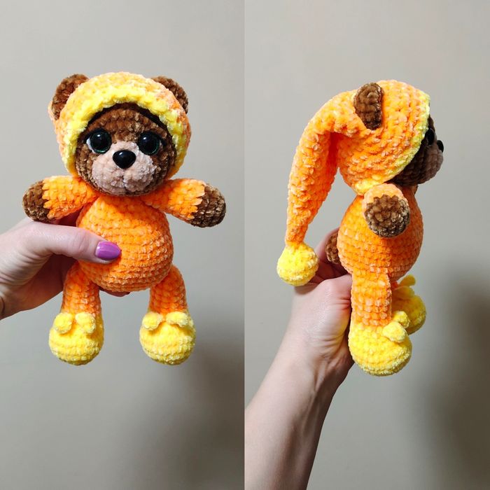 Мишка связанный крючком. Новый