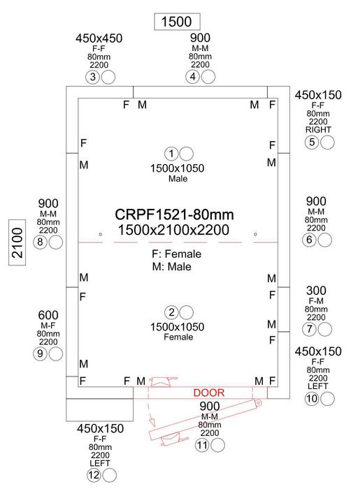 Camera Frigorifica Completa/ Montaj si Transport Inclus/ 150x210x220cm
