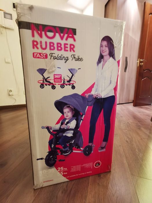 Продаётся Трехколесный велосипед QPlay Nova Rubber