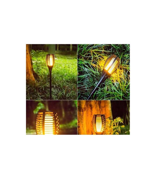 Соларна LED лампа тип факла за градината с ефект на пламък Solar Light