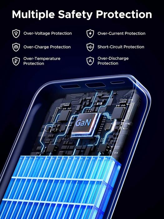 UGREEN 20000mAh 22.5W встроенным кабелем Type-C. Есть доставка