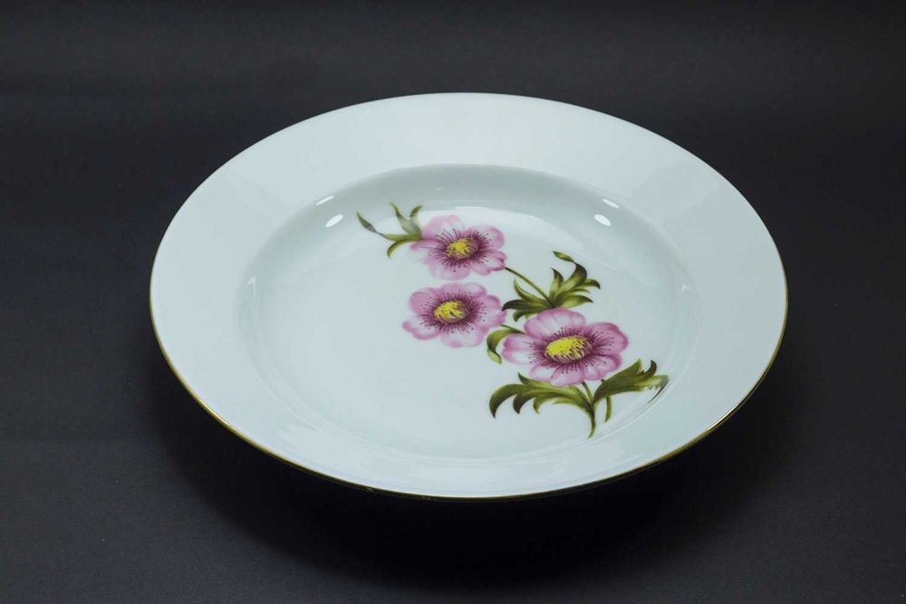 Тарелки "Ветка шиповника", - 6 шт, старая Германия -  KAHLA (Кахла)