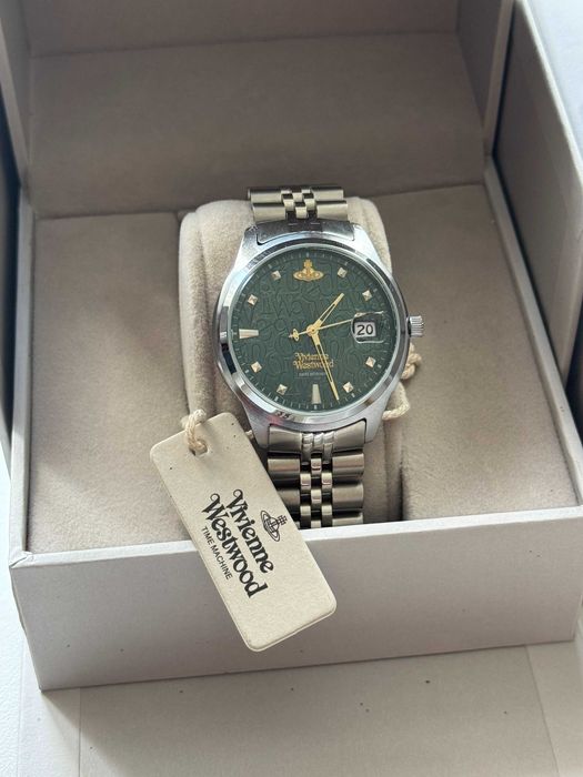 Ceas Vivienne Westwood Camberwell Watch SS Green dial Verde Arguintiu VV261GRSL