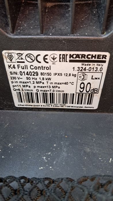 Aparat spalat cu presiune Karcher