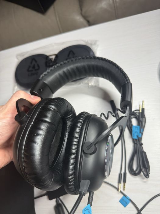 Геймърски слушалки Logitech G Pro X 7.1