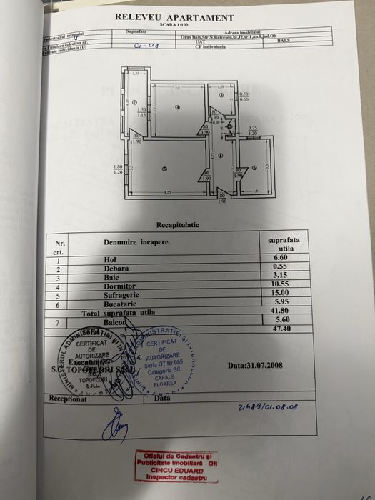 Apartament 2 camere vis a vis Lidl