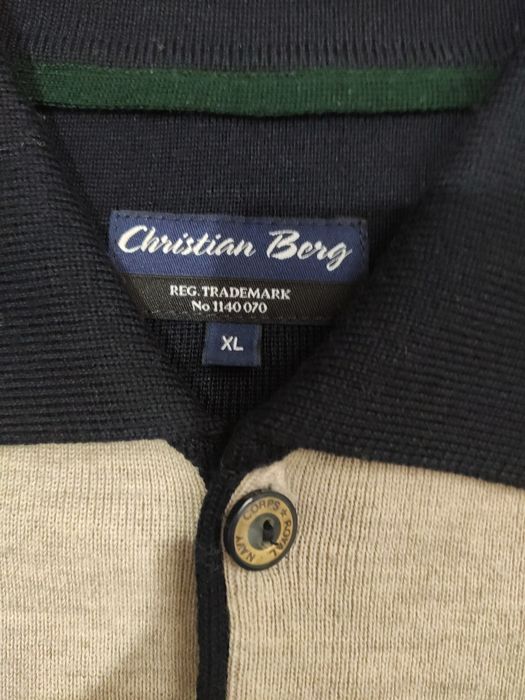 Pulover Christian Berg din lână merinos mărimea XL/XXL