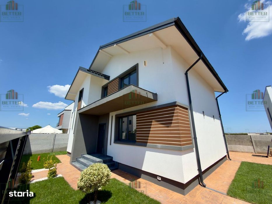 Casă de vânzare individuală Berceni Ilfov- 5 camere - La cheie, Asfalt