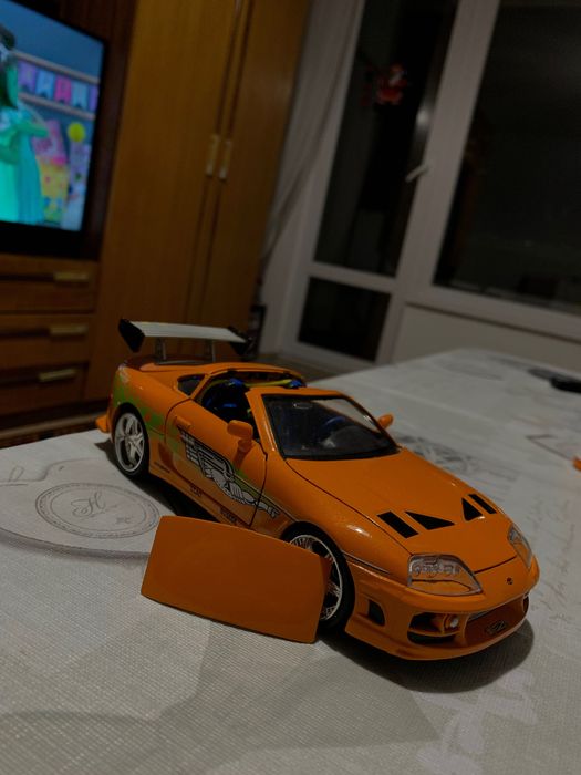 Метална количка Toyota Supra MK4