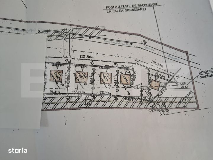 Parcele de teren de 600 mp, Calea Sighisoarei – zona Lukoil