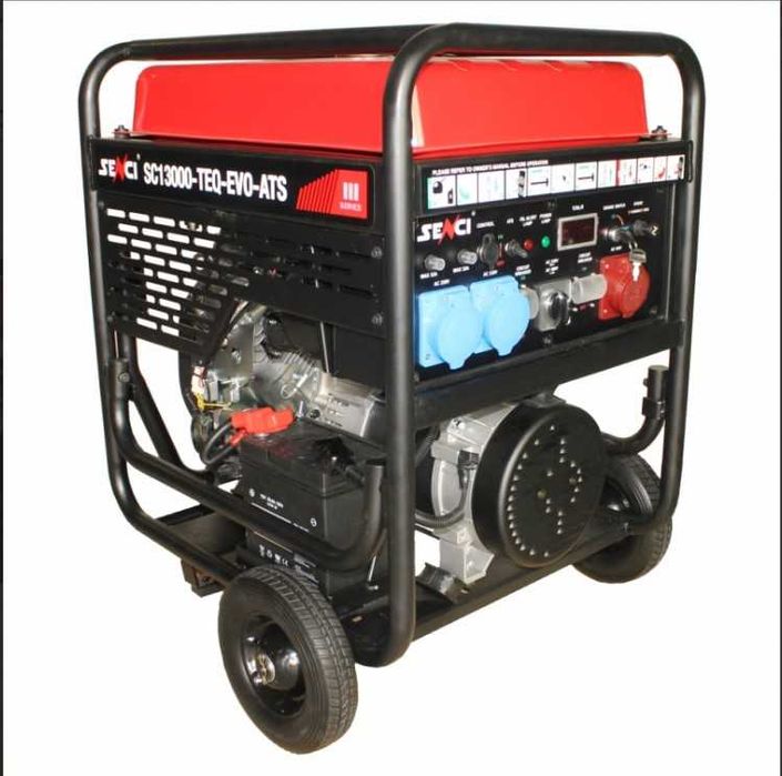 Бензинов трифазен генератор SENCI SC-13000TEQ EVO ATS, 11 kW, 45 л.