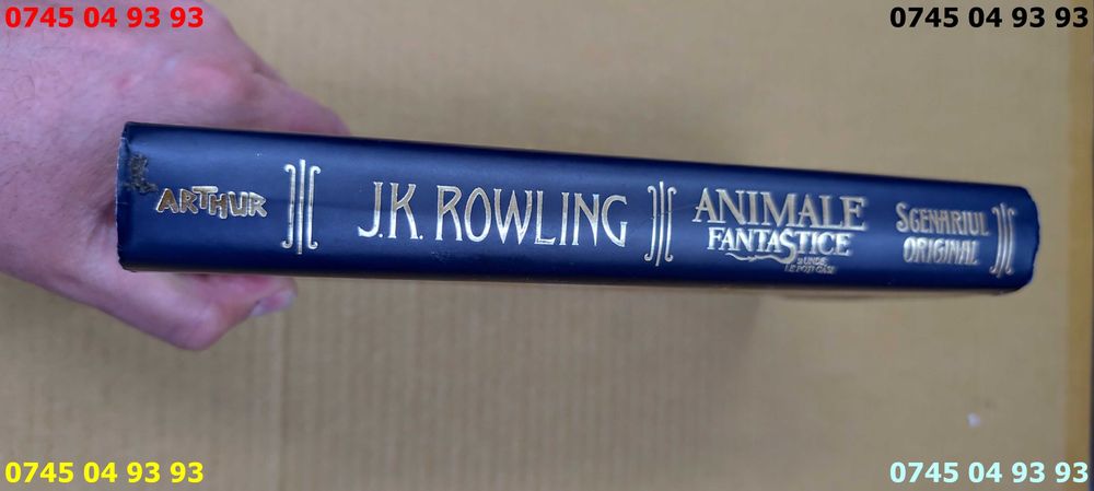 carte carti animale fantastice j.k.rowling cartonata