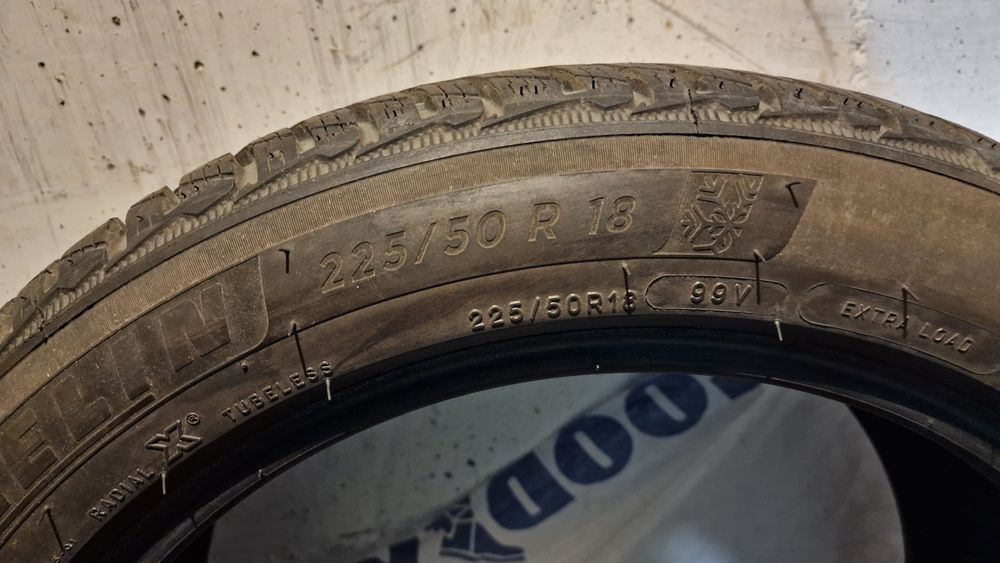 2 anvelope iarnă Michelin 225 50 18 99v