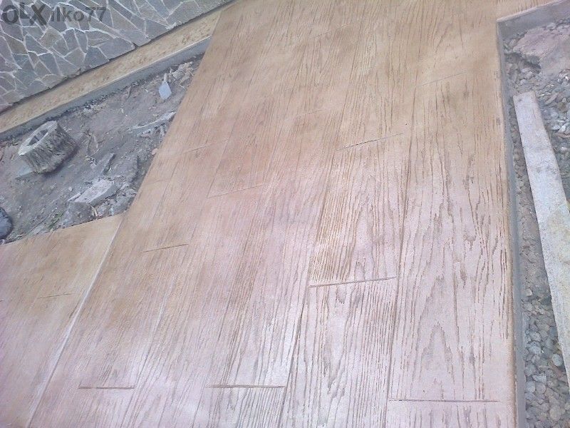 Щампован бетон, подова настилка