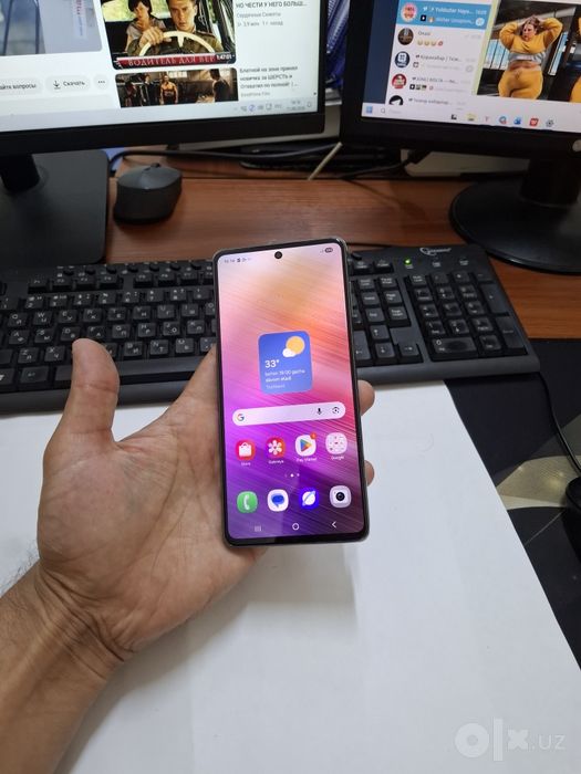 Samsung A73 5G 6/122gb ideal ochilmagan usta kurmagan aybi yuq tozza t
