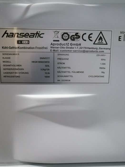 Combina frigorifica, HANSEATIC