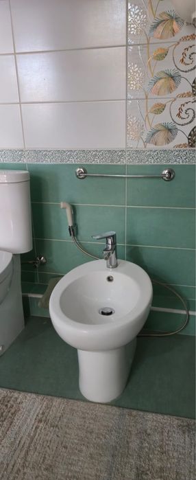 Биде с гигиеническим душем hansgrohe