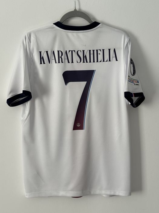 Tricou fotbal PSG Away 26/27 Dembele Doue Kvara