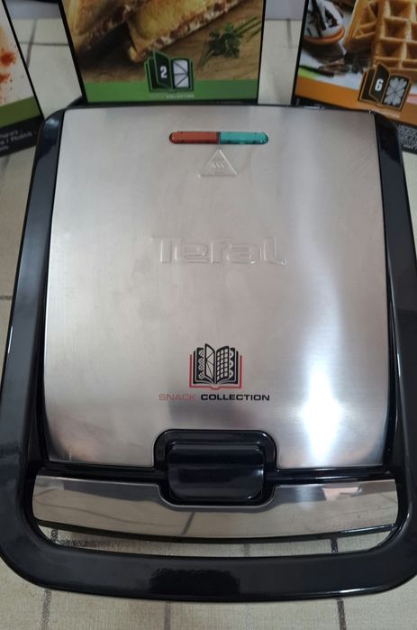 Tefal Snack Collection SW852,Тостер грил,сандвич,Гофрети,700W,4 плочи