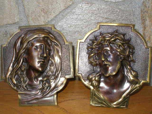 Бронзови Икони Дева Мария Исус