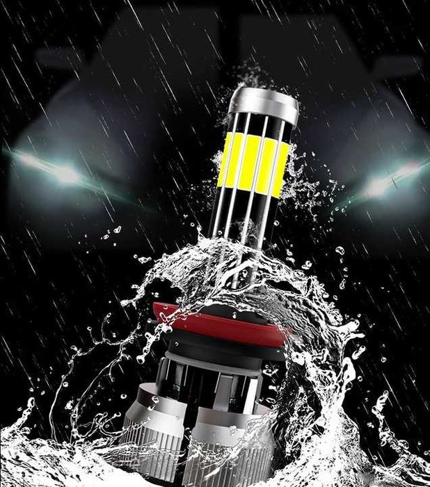 Х10L LED крушки за автомобил H4 - H7 . 10 диода,360° 12000 LM, 60W