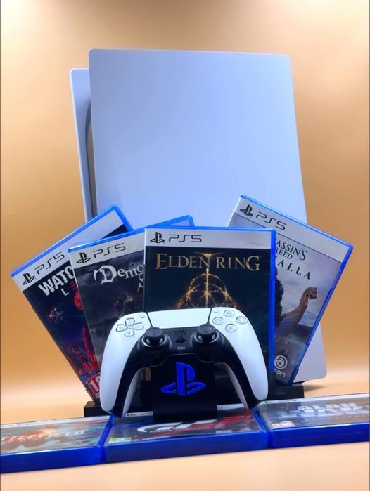 Playstation 5 Disc Edition pachet 7 jocuri fizice + 7 digitale !!