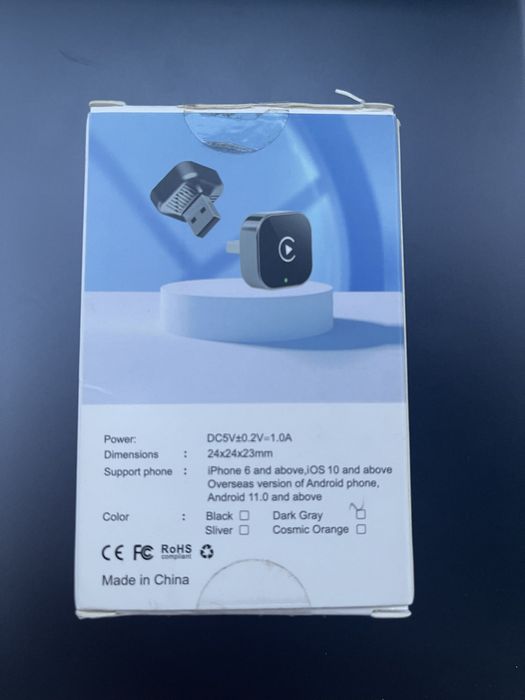 Wireless carplay adapter