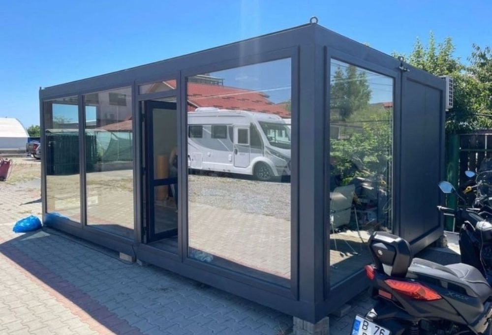 Container birou containere vitrina santier vestiar fast-food paza