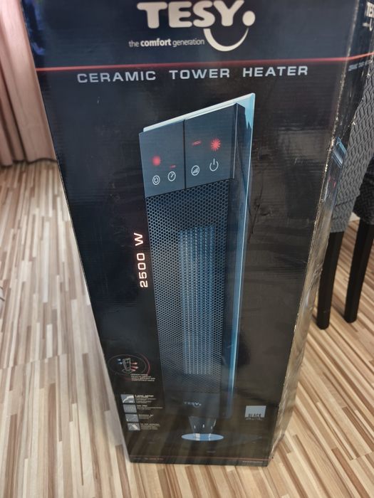 TESY Ceramic Tower Heater 2500W – почти нов