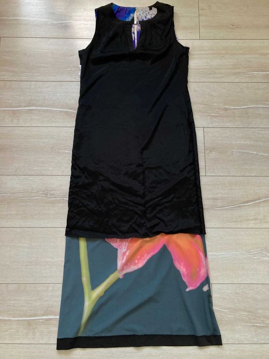 Marc Cain дълга елегантна флорална рокля размер S