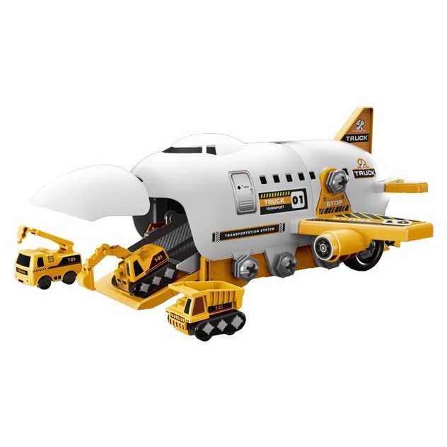 Avion de Jucarie 2 in 1 - Demontabil, Model Constructii, mini Vehicule