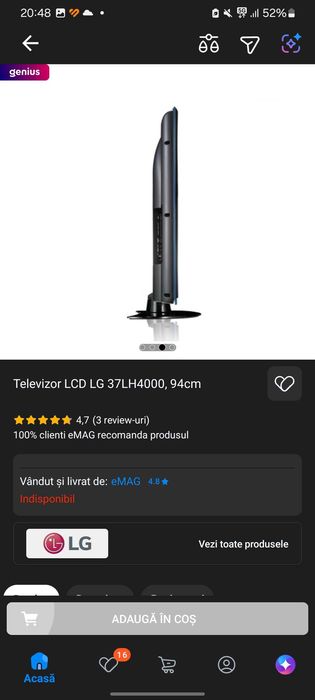 TV LG LCD 37LH4000
