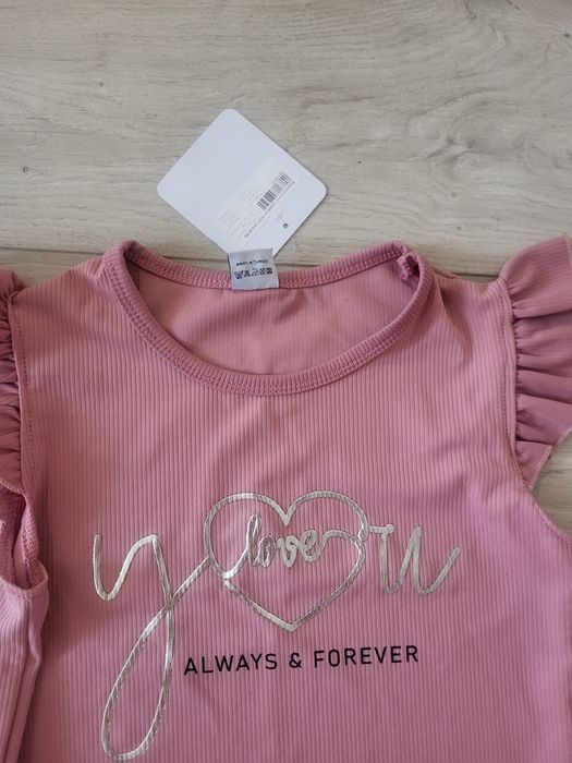 Лятна рокля 134 см и тънко горнище ветровка за 6-7 год и плътна рокля