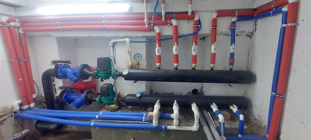 Чиллер котёл  фанкойл монтаж киламиз