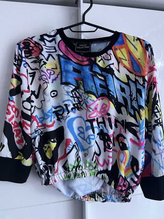 Шарена блуза тема комикс