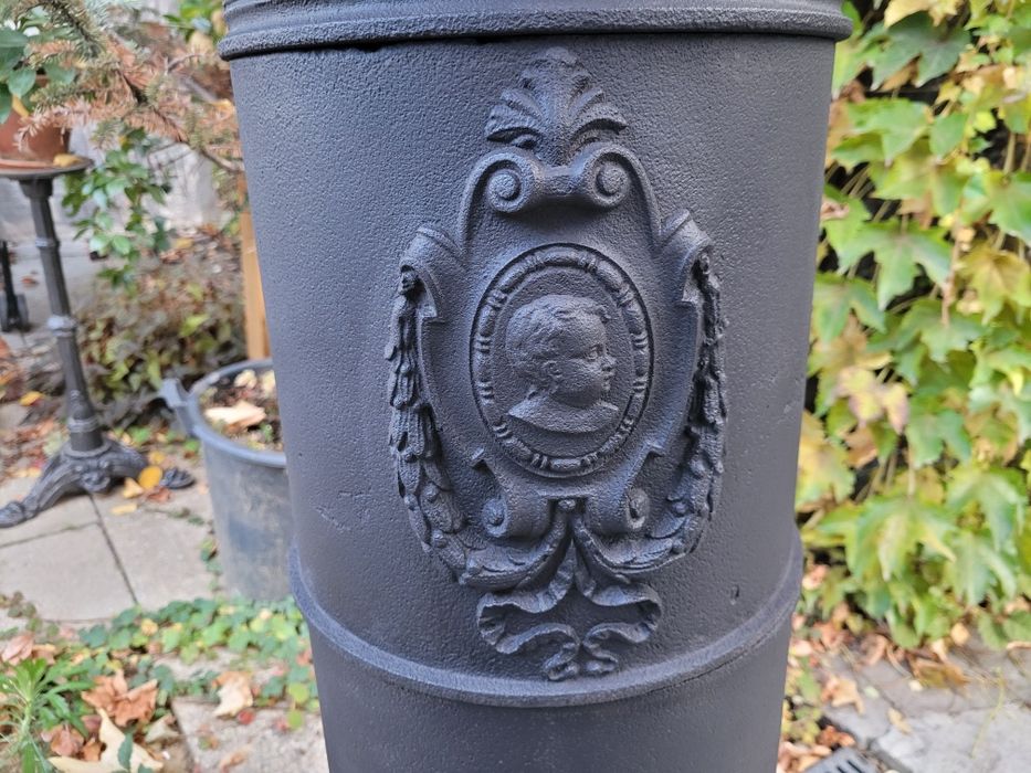 Sobă fontă veche perioada interbelică