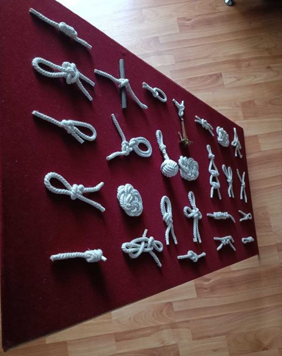 Tablou nautic handmade cu noduri marinărești