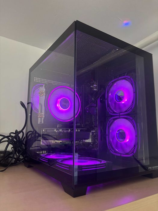 Pc Gaming Ambra Black Intel_AM FACTURĂ_Core I5 12400 pana la 4.4Ghz, 32GB RAM DDR4, 1TB SSD, Placa Video RTX 3050 6GB, GDDR6, Wi-Fi 6, Windows 11 Home