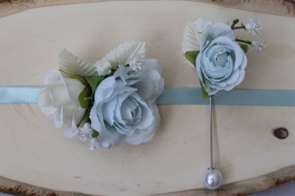 Сватбени гривни и бутониери! Доза цвят за най-щастливия Ви ден!